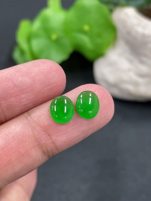 F43135644 翡翠蛋面 货品总重约0.5g