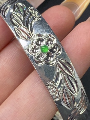 F29433125 Jadeite Inlaid Piece Non-Gold Total Weight Approx. 16.07g