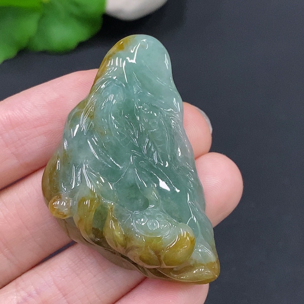 F29336713 Jadeite'Abundance Year After Year' Pendant