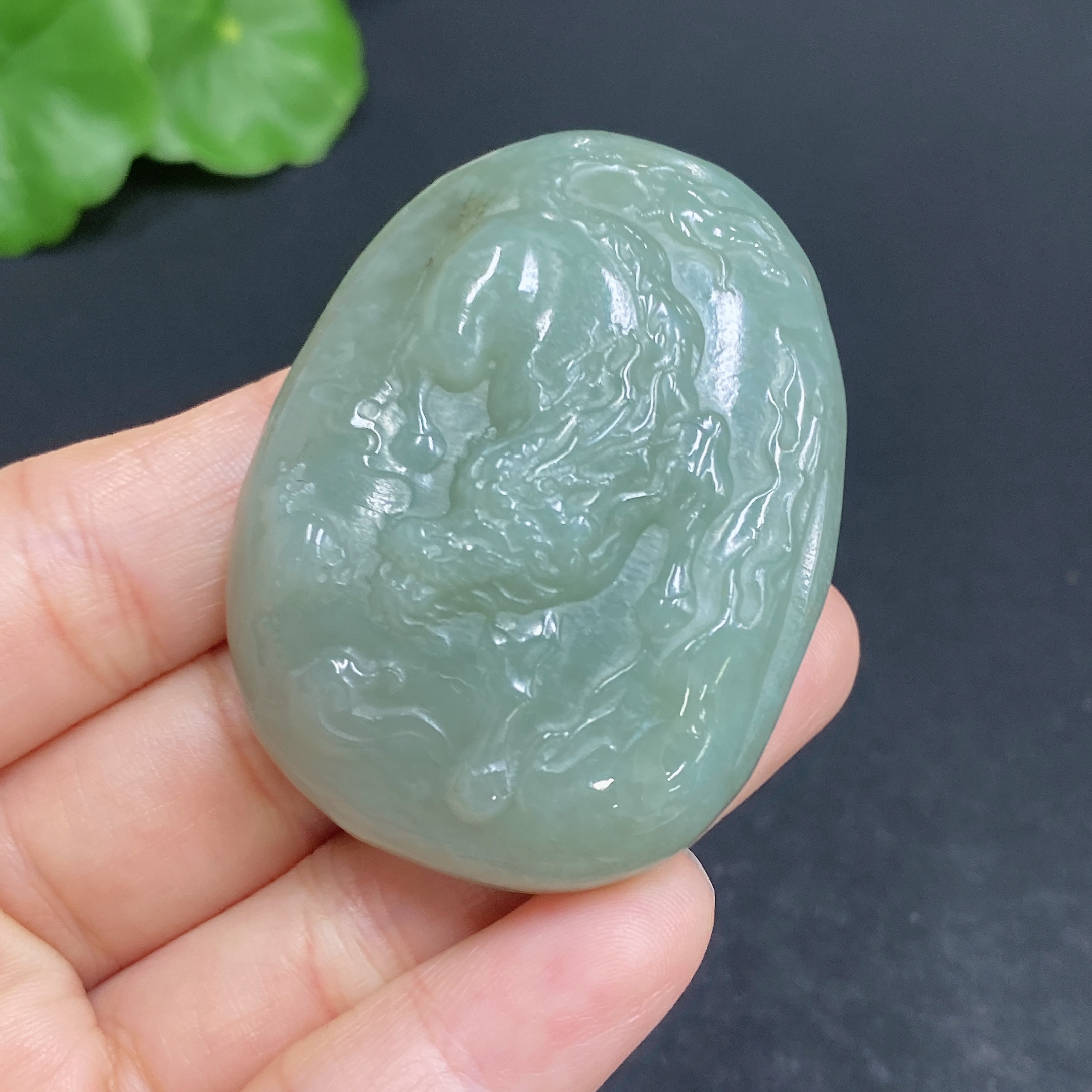 H32812504 Hetian Jade Pendant, Auspicious Beast, Total Weight: Approx. 47.5g