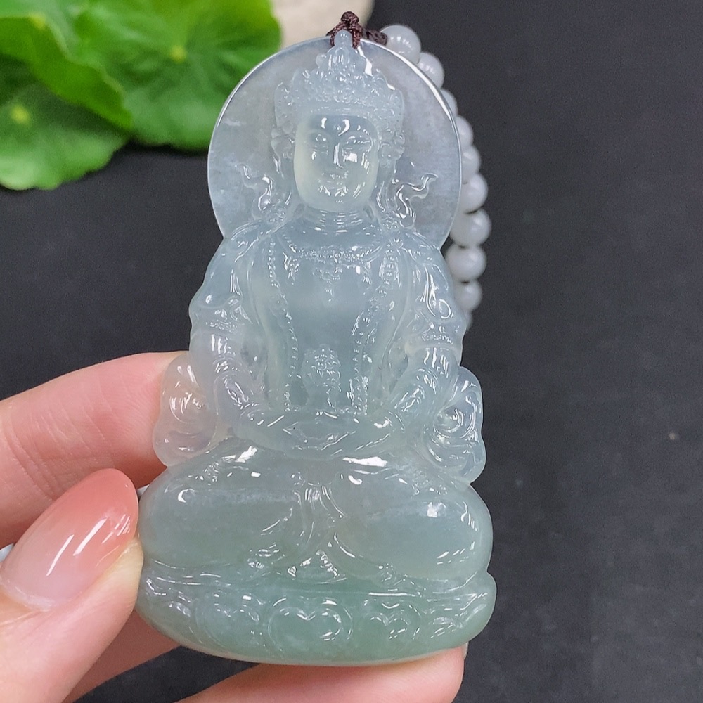F34968972 Jadeite Tara Pendant