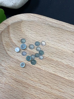 F29417737 Jadeite Inlaid Pieces (Sold as a Lot)