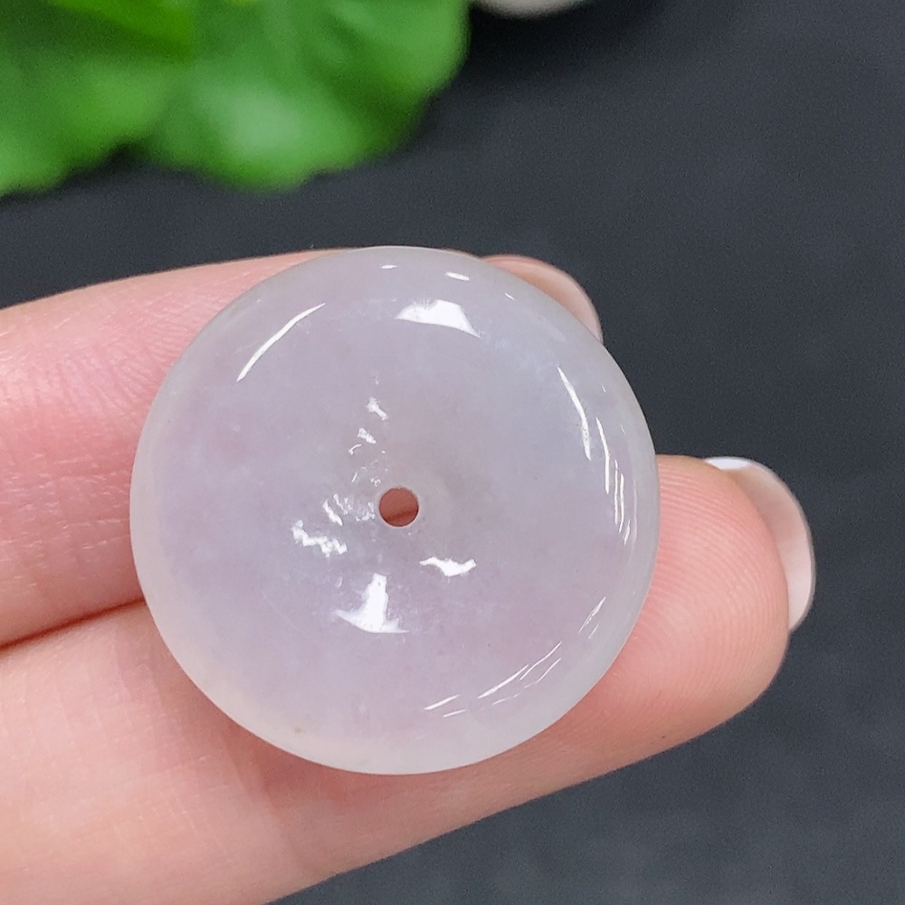 F34003337 Jadeite Peace Buckle, Total Weight Approximately 5.3 Grams