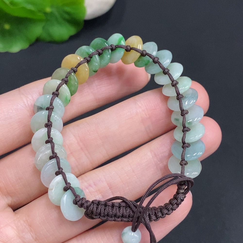 F35159500 Jadeite Hand Rope Total Weight Approx.13g