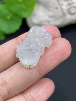 F42973125 翡翠貔貅挂件 货品总重约4.8g