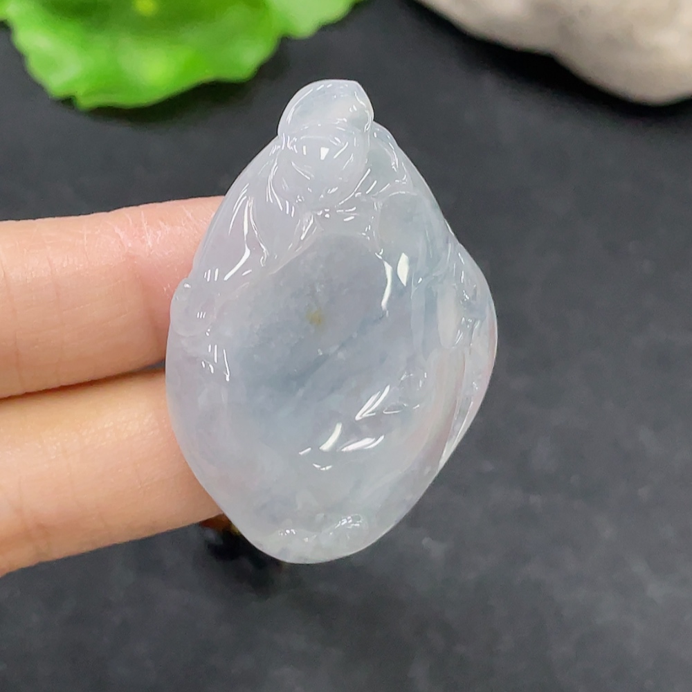 F31673560 Jadeite Pendant with Cord Total Weight Approx. 19.16g