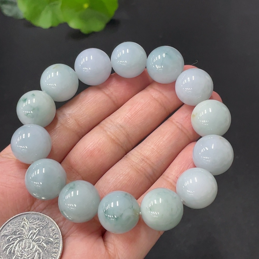 F22545744 Jadeite Bracelet Approx.14.8mm Total Weight 77.782g