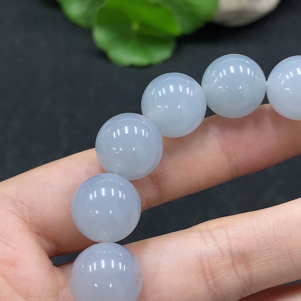 F34964944 Jadeite Beads Bracelet Approx. 13.5mm Total Weight Approx. 63.52g