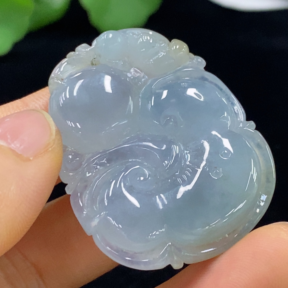 F35136236 Jadeite Pendant Ruyi Total Weight Approx.19.36g