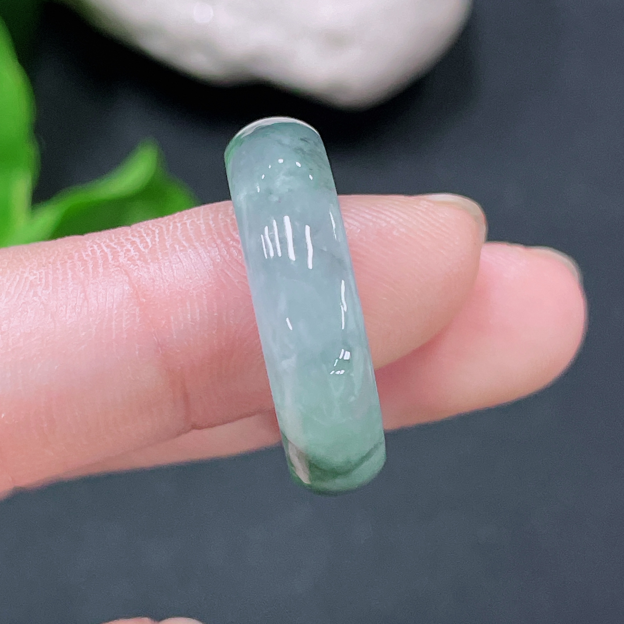 F33919961 Jadeite Ring Total Weight Approx. 3.5g With Other Mineral Components Size 17