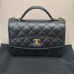 S43097107 香奈儿CHANEL 单肩斜挎手提包 型号：AP4406-B18715-94305    牛皮 18×4.5×14厘米 新款镭射标  已过检  95新
