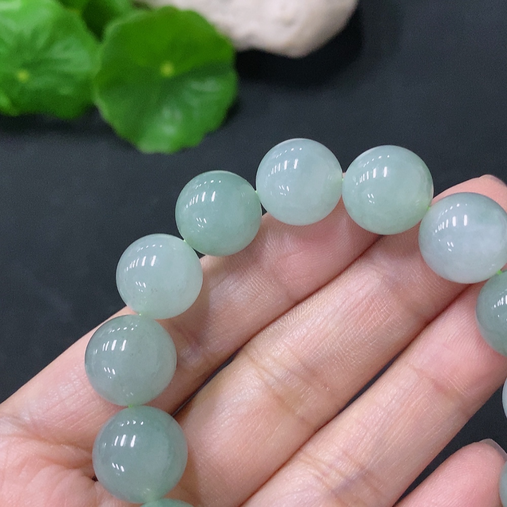 F35088482 Jadeite Bracelet Approx. 12mm Total Weight Approx. 46.1g