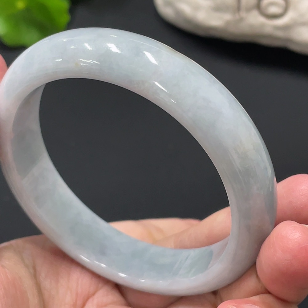 F27069869 Jadeite Round Bangle, Size 56.9, Total Weight Approx. 57.2g