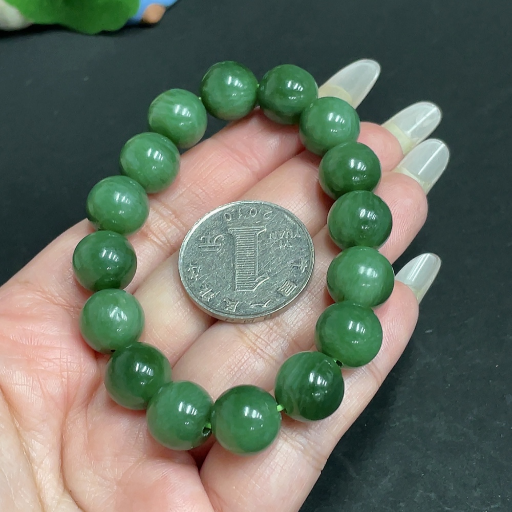 H28272850 Hetian Jade Bracelet, Approx. 11.4mm, Total Weight About 40.3g