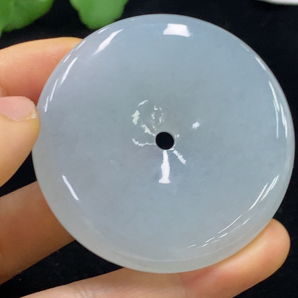 F35133974 Jadeite Safety Buckle Pendant, Total Weight Approx. 52.59g