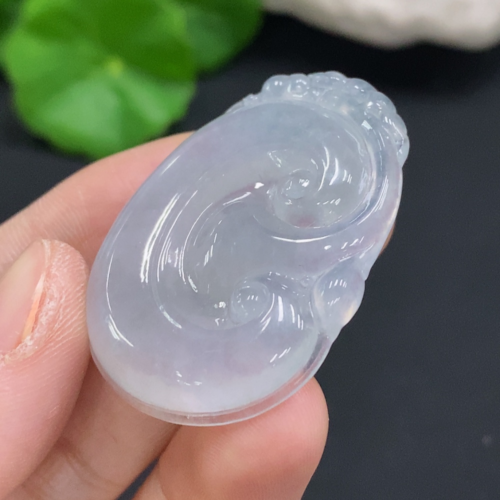 F31647970 Jadeite Ruyi Pendant, Total Weight Approx. 12.8g