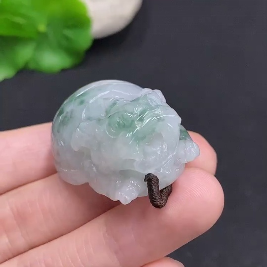 F33876480 JadeiteDragon Turtle Pendant Total Weight Approximately 33.8g