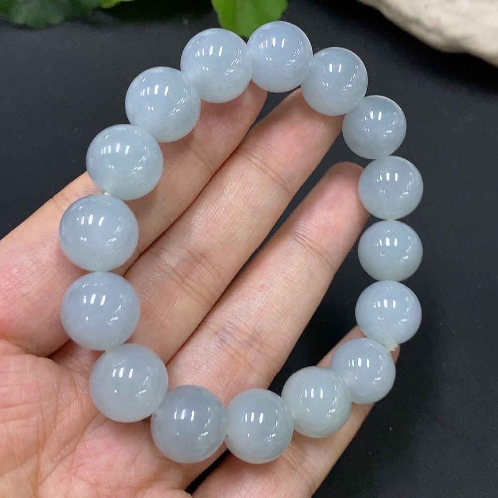 F26993304 Jadeite Bracelet Total Weight Approx. 52.49g Size 12.6mm