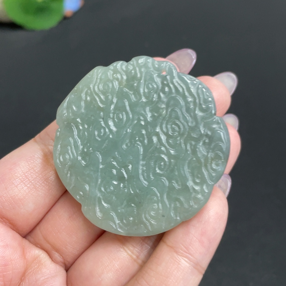 H33864335 Hetian Jade Pendant Auspicious Beast Total Weight Approx. 43.3g