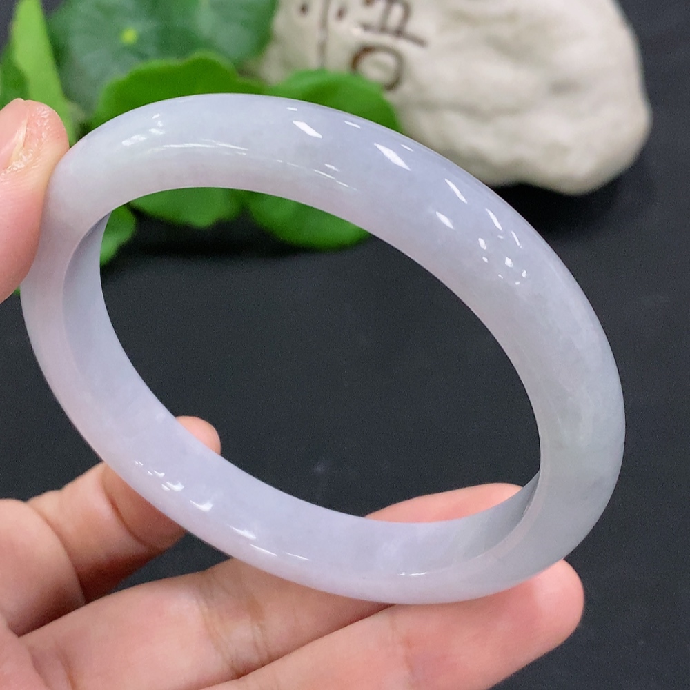 F34962443 Jadeite Round Bangle Size 58.4 Total Weight Approx. 46.7g