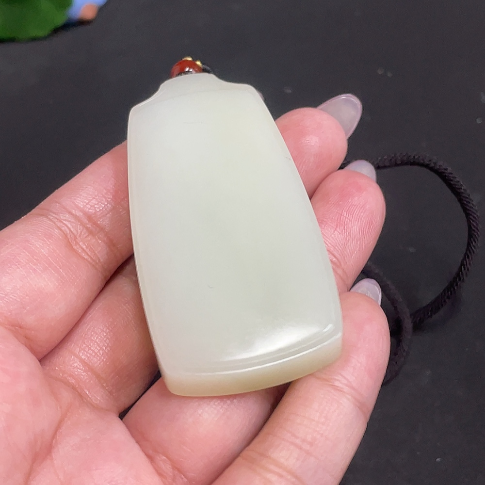 H33880881 Hetian Jade Pendant, Plain Pendant