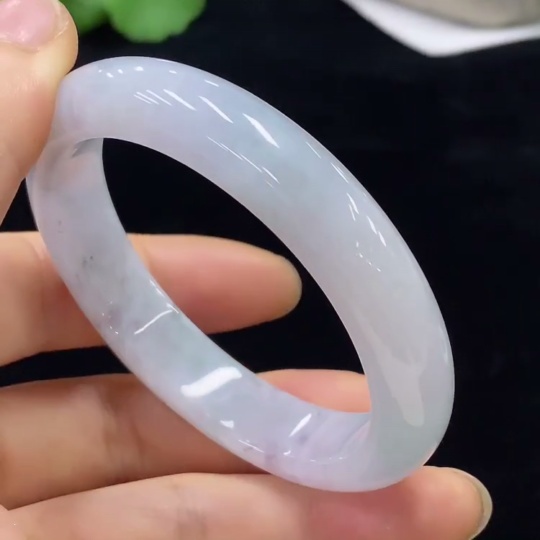 F32730640 Jadeite Round Bangle 53.7 Inner Diameter Total Weight Approx. 48.27g