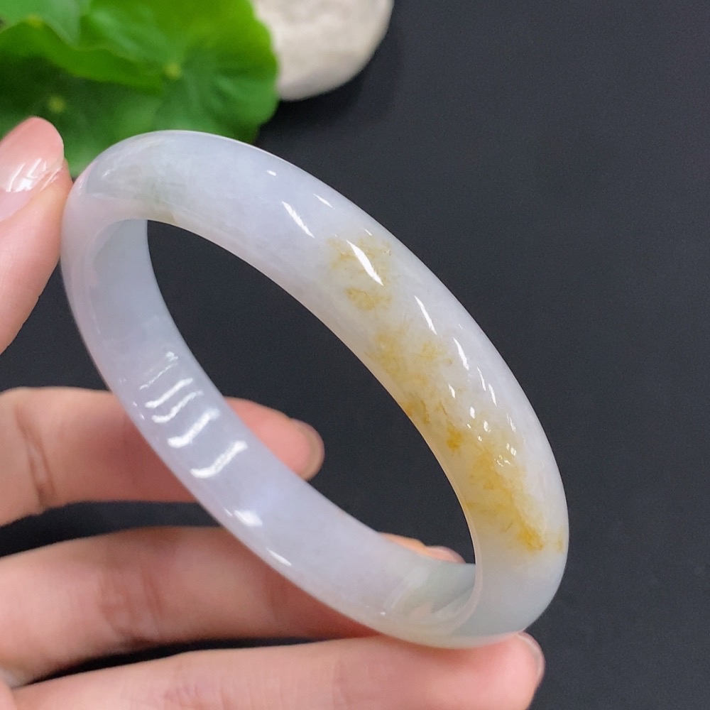 F35156186 Jadeite Imperial Concubine Bracelet, Total Weight About 43.4g, Size 59/52