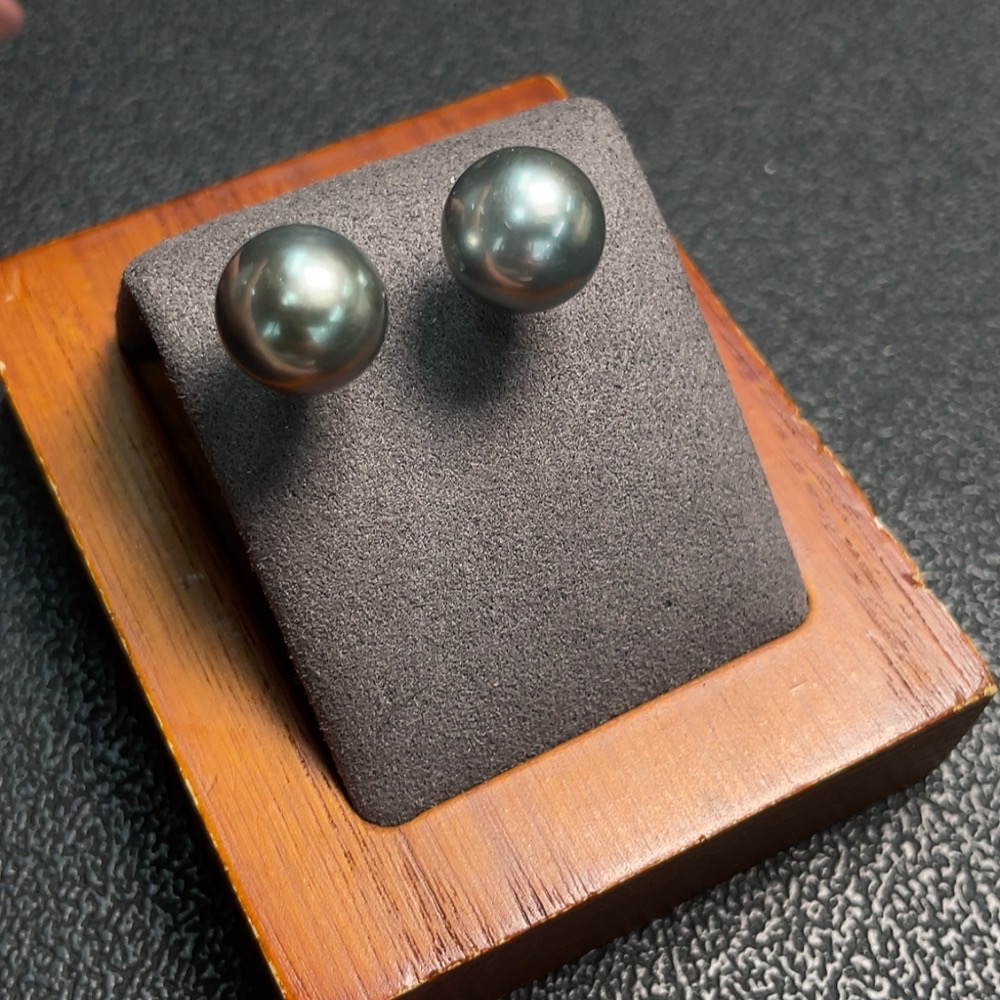 C28302538 Seawater Pearl Forehead Earrings Non-Gold Setting Approx. 10.2mm Total Weight About 3.54g