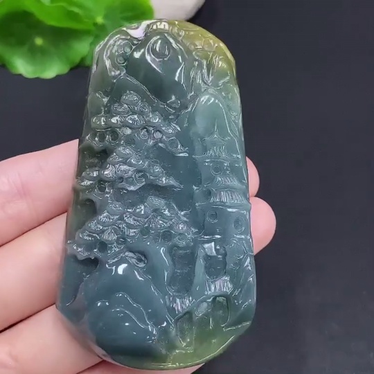 F31623635 JadeiteLandscape Pendant