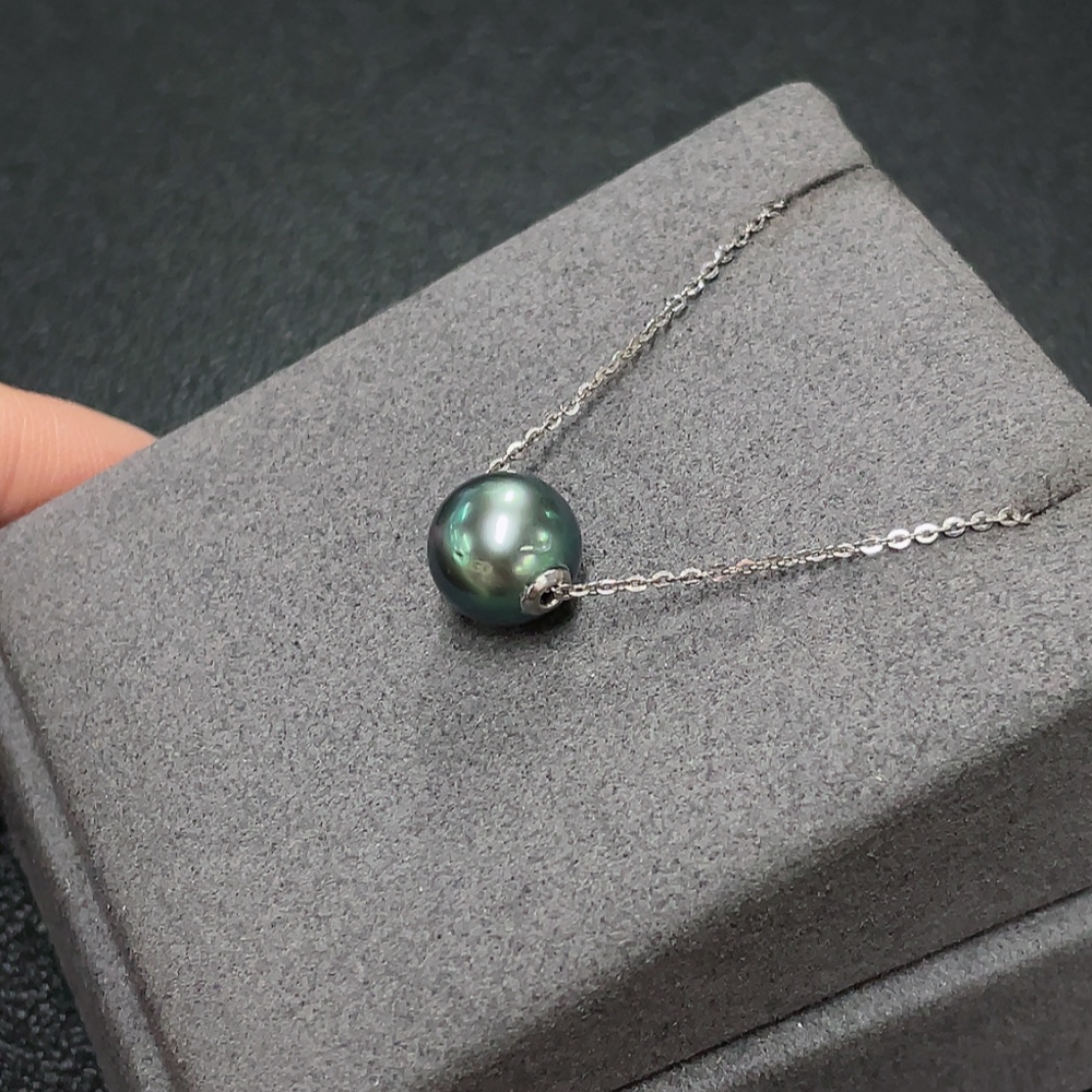 C34007682 Seawater Pearl Pendant Non-Gold Total Weight Approx. 2.48g With Chain Card 9.9mm