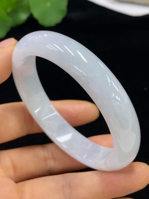 F34948238 Jadeite Round Bracelet Size 57.7 Total Weight Approx. 55.26g