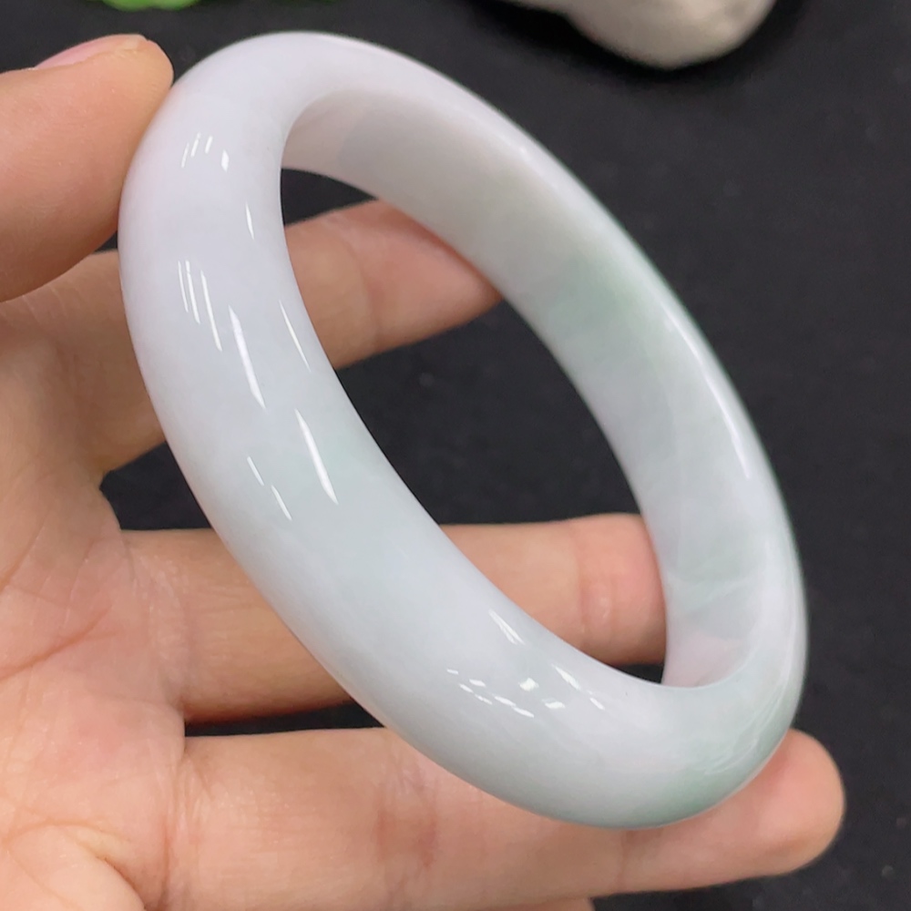 F31612827 Jadeite Round Bangle Size 57 Total Weight Approx. 59.35g