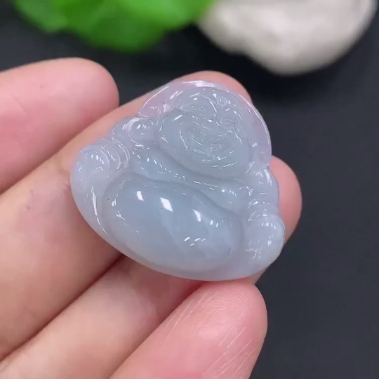 F28193290 Jadeite Buddha Pendant Total Weight Approximately 5.8g