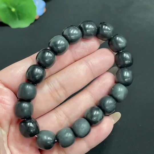 H31677581 Hetian Jade Bracelet, Approx. 11.7mm, Total Weight Approx. 51g
