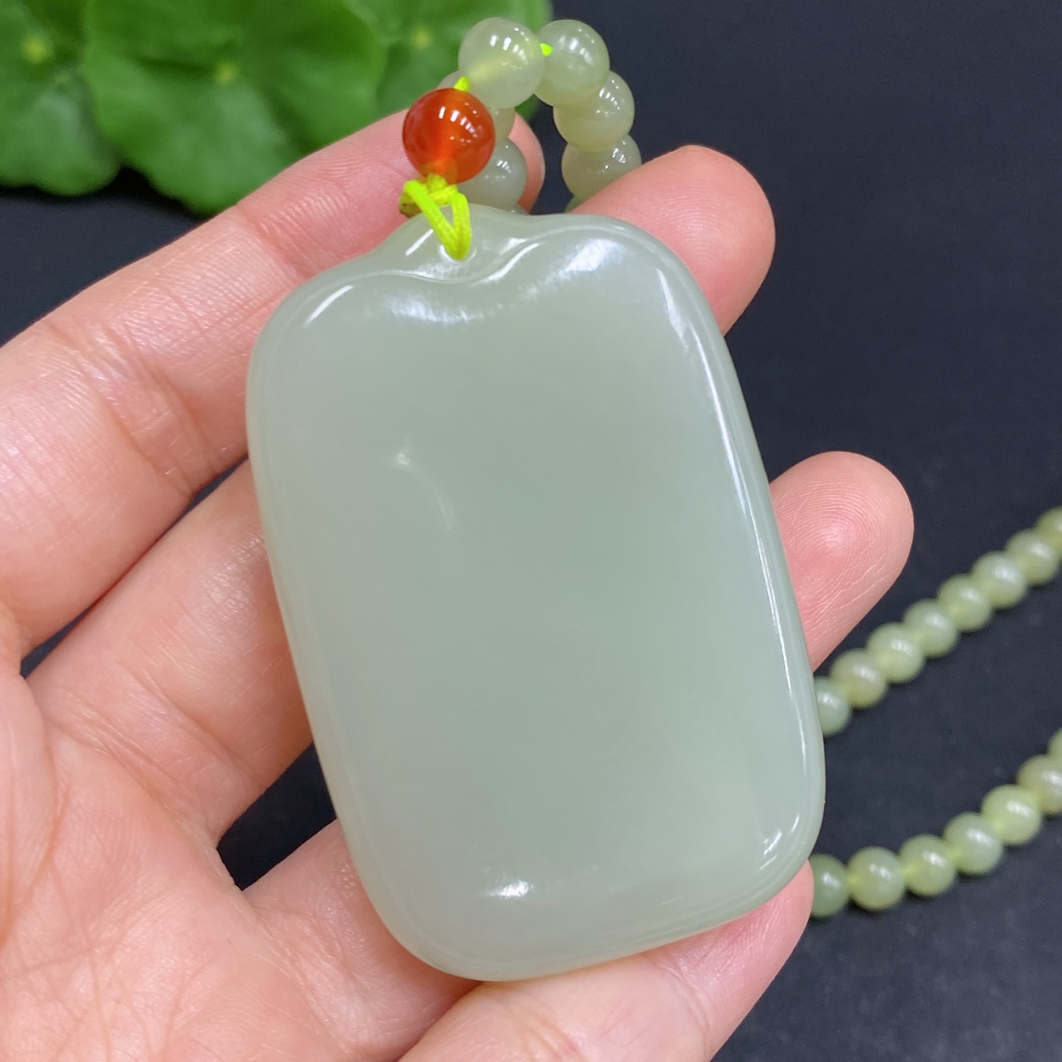 H32703281 Hetian Jade Pendant Plain Pendant
