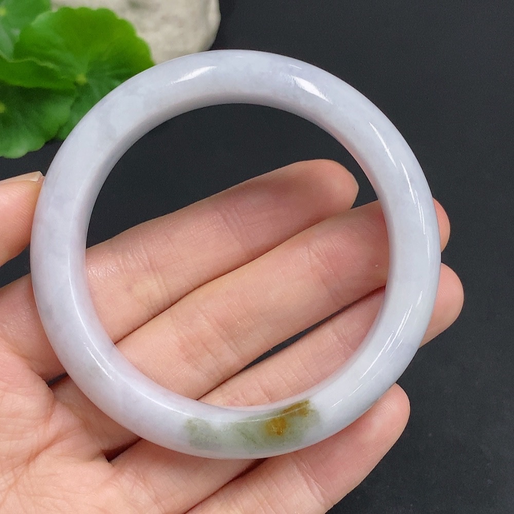 F32808220 Jadeite Round Bangle Total Weight Approx. 56g Size 53