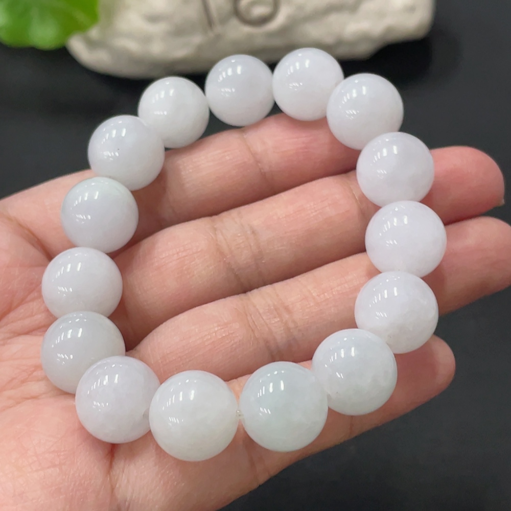F35081759 Jadeite Bracelet Approx.12.2mm Total Weight Approx.47.78g