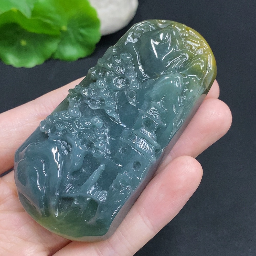 F31623635 JadeiteLandscape Pendant