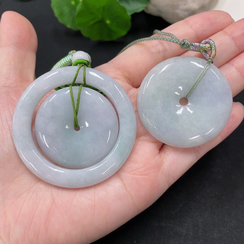 F31591953 Jadeite Pendants Sell as a Lot