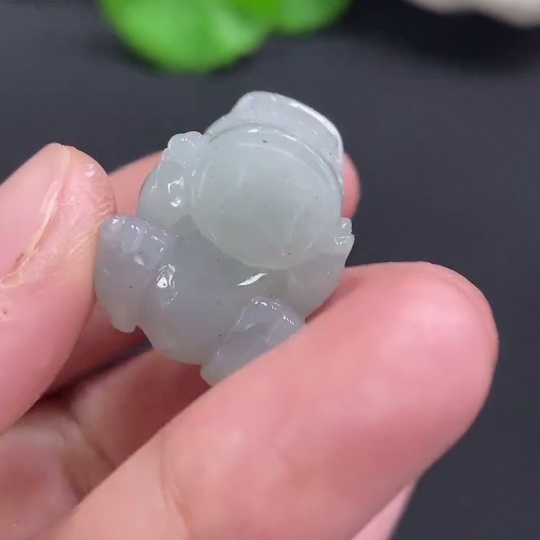 F30484266 Jadeite Pixiu Pendant, Total Weight Approx. 7.9g