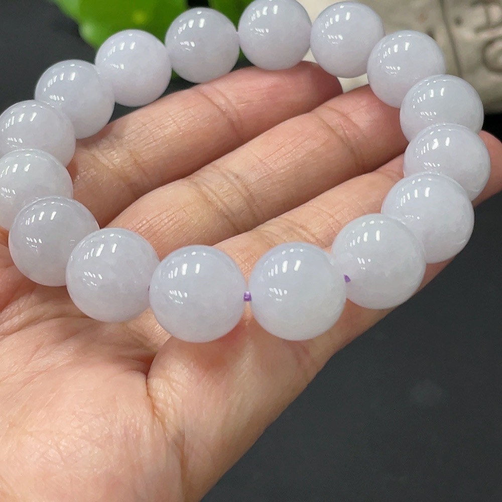 F30557401 Jadeite Bracelet 12.1mm Approx. Total Weight About 49.46g