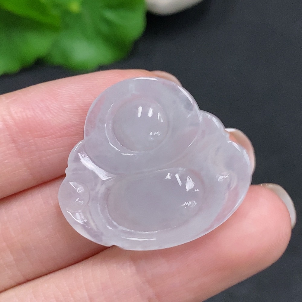 F34003332 Jadeite Buddha Pendant Total Weight Approximately 5.4g