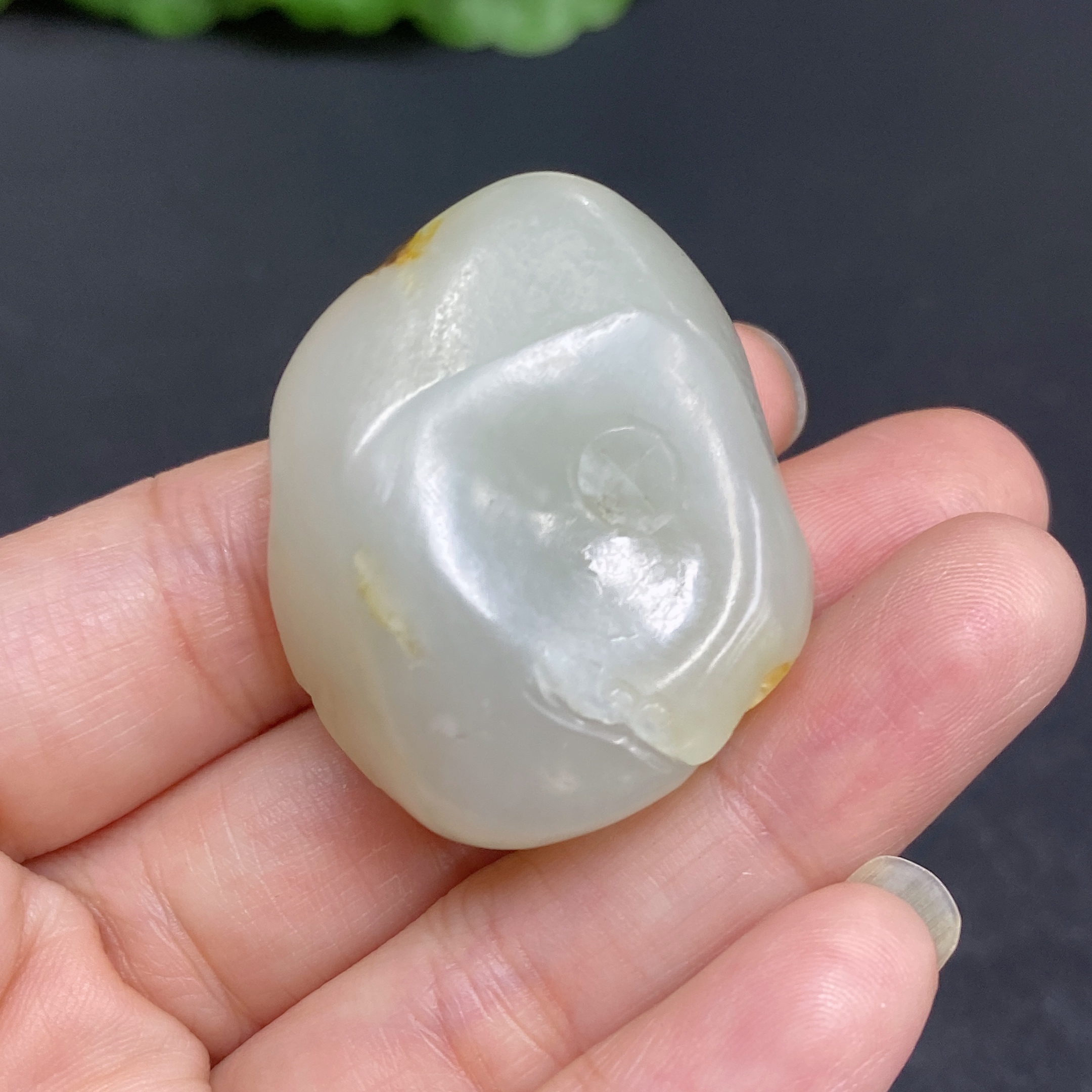 H33880223 Hetian Jade Pendant Buddha Total Weight Approx. 25.5g Undetermined Skin Color Origin