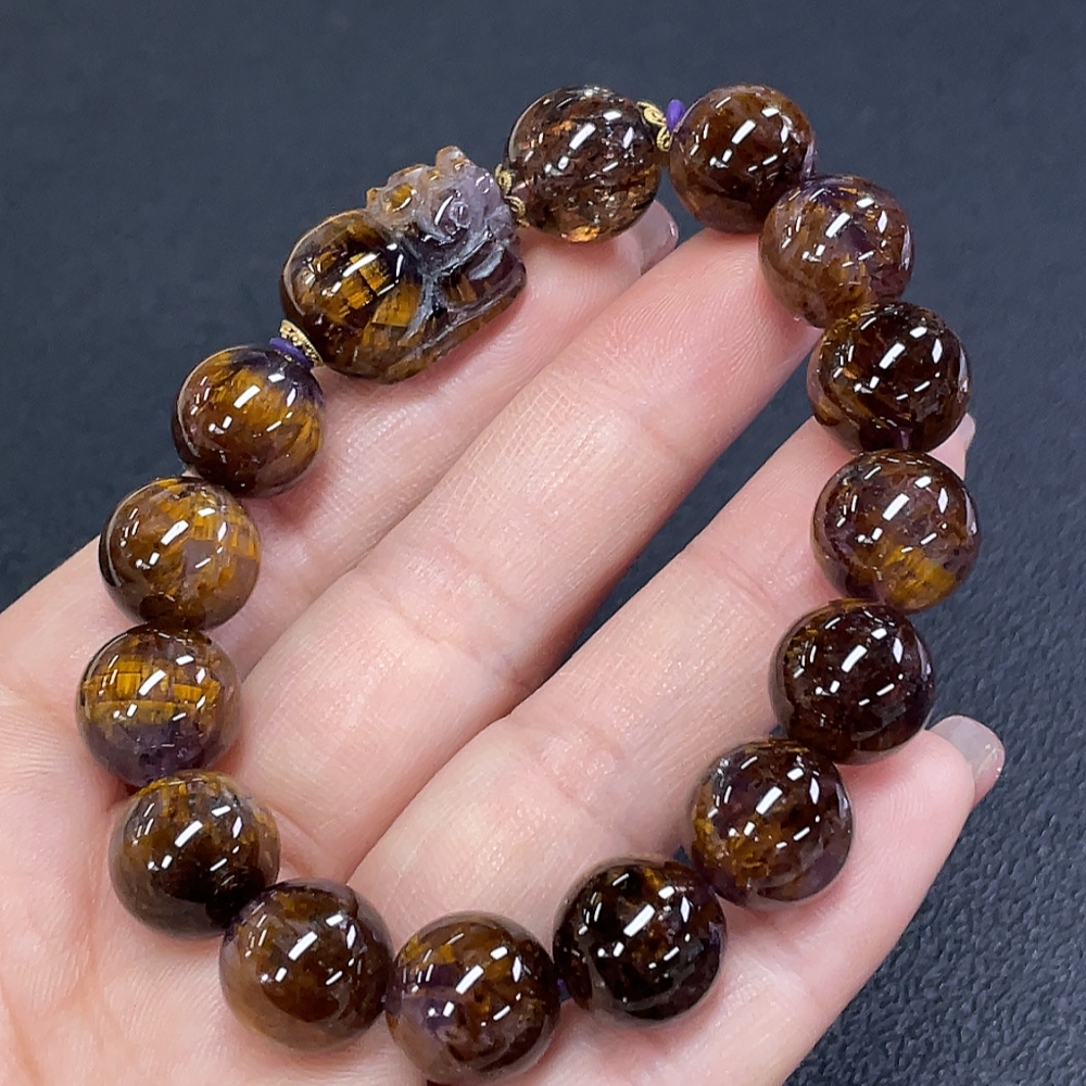 C27051711 Crystal Bracelet Total Weight Approx. 40.78g Size 11.9-12.4mm Non-Gold