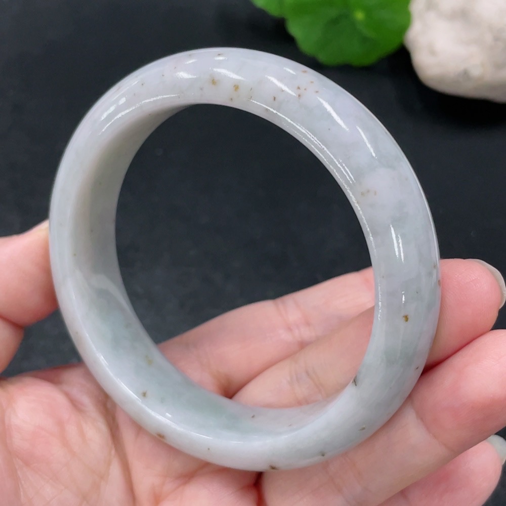 F31674656 Jadeite Regular Round Bangle, Size 58, Total Weight Approx. 75g