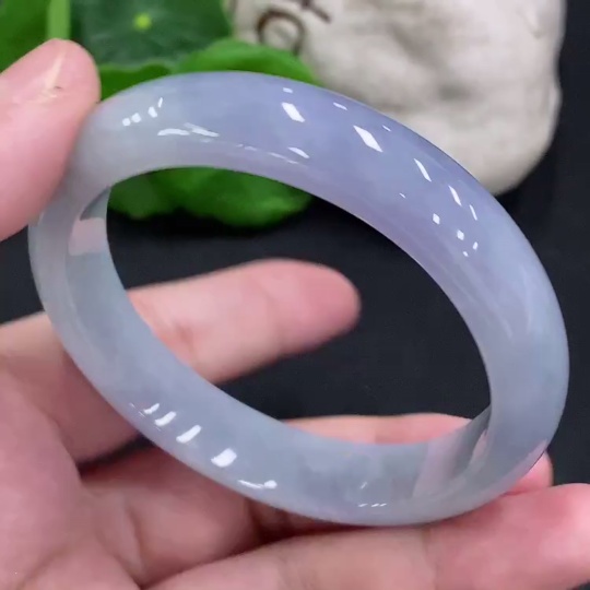 F32801983 Jadeite Round Bangle Size 54.4 Total Weight Approx. 47.7g
