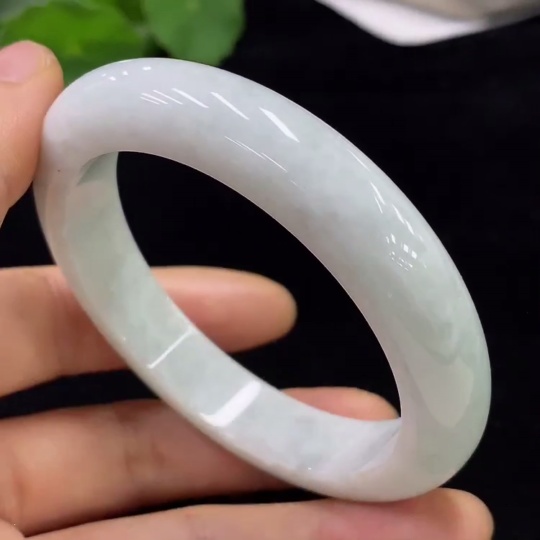 F33928464 Jadeite Round Bangle Size 55.7 Total Weight Approx. 59.15g