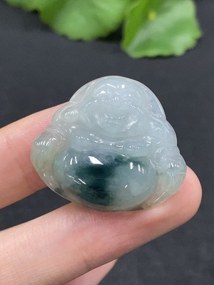 F33894519 Jadeite Buddha Pendant Total Weight Approx. 6.82g