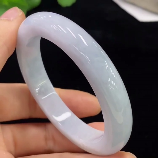 F32707235 Jadeite Round Bangle Size 55.7 Total Weight Approx. 58.85g