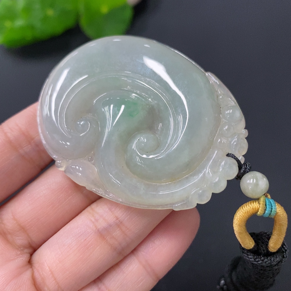 F24742431 Jadeite Pendant Ruyi, Total Weight Approx. 28.5g
